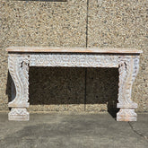 Handmade Indian Furniture Solid Hard Wood Carved Console Table